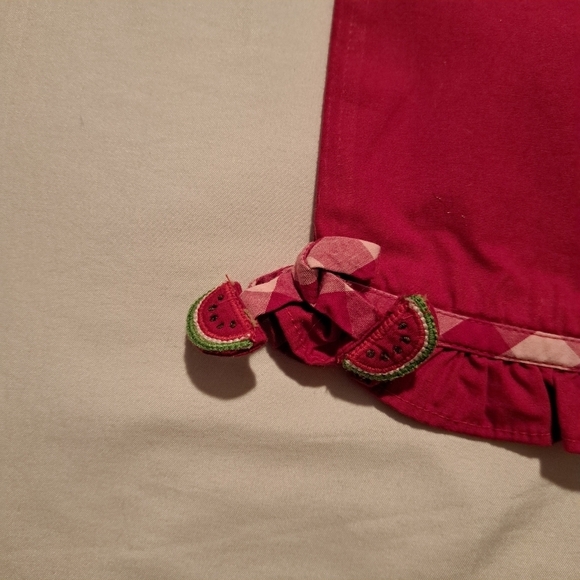 Gymboree girls 3-6 months red watermelon design pants Outlet NWT - Picture 5 of 7